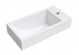 Countertop washbasin Omnires Marble+ 59x31cm white shine MaltaBP- sanitbuy.pl