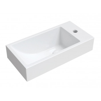 Countertop washbasin Omnires Marble+ 59x31cm white shine MaltaBP- sanitbuy.pl