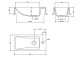 Countertop washbasin Omnires Marble+ 59x31cm white shine MaltaBP- sanitbuy.pl