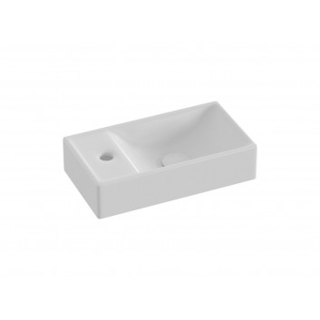 Washbasin mini Ravak Veda 40x22 cm, rectangular vanity - white