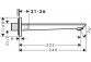 Shower mixer Axor Citterio C with mixer do 2 odbiorników, concealed, szlif square - brushed nickel