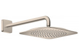 Shower mixer Axor Citterio C with mixer do 2 odbiorników, concealed, szlif square - brushed nickel