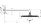 Shower mixer Axor Citterio C with mixer do 2 odbiorników, concealed, szlif square - brushed nickel