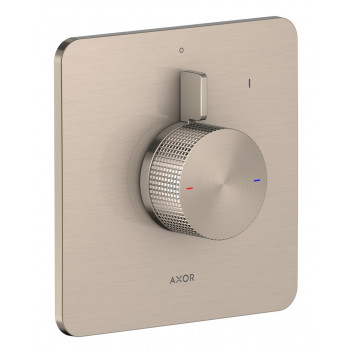 Shower mixer Axor Citterio C with mixer do 2 odbiorników, concealed, szlif square - brushed nickel