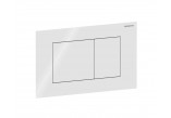 Flush button uruchamiający Geberit Sigma40 do spłukiwania dwudzielnego, rectangular, stainless steel - black mat