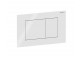 Flush button uruchamiający Geberit Sigma40 do spłukiwania dwudzielnego, rectangular, stainless steel - black mat