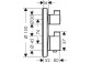 PYTAJ O RABAT ! Mixer thermostatic Hansgrohe Ecostat S, concealed with valve odcinającym, external part 1-odbiornik