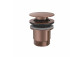 Drain umywalkowy Tres, click-clack, 63mm, 24-K gold matowe