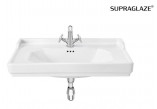 Countertop washbasin Roca Carmen, 60x45cm, 1 otwór pod baterię, white