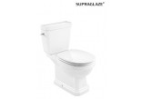 Bowl WC Roca Carmen Rimless do kompaktu 67x37cm drain double, white- sanitbuy.pl