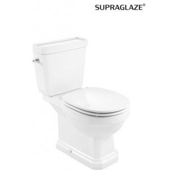 Bowl WC Roca Carmen Rimless do kompaktu 67x37cm drain double, white- sanitbuy.pl