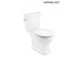 Bowl WC Roca Carmen Rimless do kompaktu 67x37cm drain double, white- sanitbuy.pl