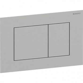 Flush button uruchamiający Geberit Sigma40 do spłukiwania dwudzielnego, rectangular - black mat