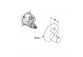 Concealed mixer bath and shower with thermostat, KLUDI NOVA FONTE Puristic - black mat 