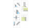 Side panel S1 70 Radaway Nes KDJ II, przejrzysta, 700x2000mm, profil chrome