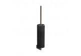 Toilet brush Gessi Habito Accessories, wall mounted - Black Metal Brushed PVD