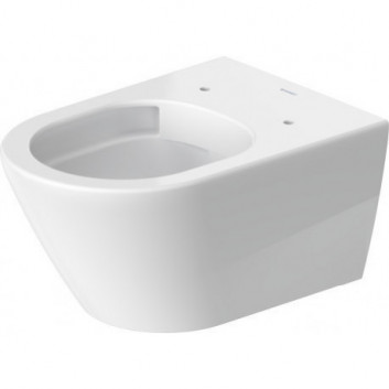Bowl toilette hanging Duravit D-Neo Rimless, 54x37cm, bez rantu spłukującego, fixing Durafix, 4,5 l, UWL klasa 1 - white półmatowa