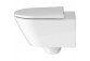 Bowl toilette hanging Duravit D-Neo Rimless, 54x37cm, bez rantu spłukującego, fixing Durafix, 4,5 l, UWL klasa 1 - white półmatowa