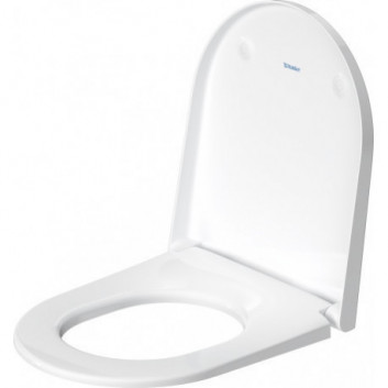 Toilet seat Duravit D-Neo, with soft closing, hinges stalowe - white półmatowa