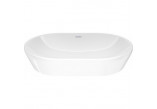 Countertop washbasin Duravit D-Neo, 60x40cm, without overflow, without tap hole - white półmatowa