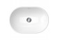 Countertop washbasin Duravit D-Neo, 60x40cm, without overflow, without tap hole - white półmatowa