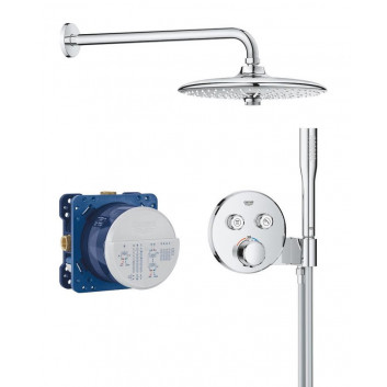 Shower set concealed Grohe Grohterm SmartControl Rainshower 310 SmartActive , Steel Szczotkowana