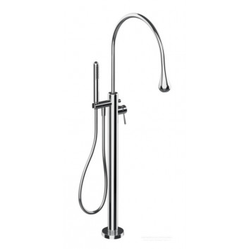 Freestanding bath mixer Gessi Goccia black mat