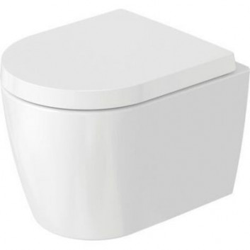 Toilet seat kompaktowej Duravit ME by Starck, with soft closing