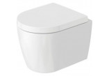 Bowl WC Duravit ME by Starck 36x48 cm with soft-close WC seat - white