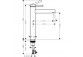 Shower mixer single lever Hansgrohe Zesis S, wall mounted - black mat