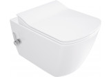 Bowl WC Deante Blur 52,5 x 37,2 cm, z funkcją bidetu, with mixer mieszaczową - white
