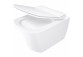 Bowl WC Deante Blur 52,5 x 37,2 cm, z funkcją bidetu, with mixer mieszaczową nero - white