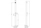 Hanger punktowy Gessi Origini Accessories - Black Metal Brushed PVD