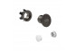 Shower head Gessi Origini regulowana, with coating antywapienną - Black Metal Brushed PVD