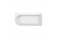  Corner bathtub Cersanit Sicilia, 170x100x45cm, acrylic, right, white