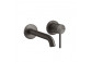 Washbasin faucet Gessi Flessa, concealed, 2-hole, short spout, brushed steel
