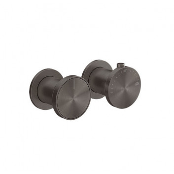 Thermostatic mixer shower 2-hole Gessi Origini, concealed, 1 wyjścia wody, chrome
