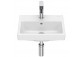 Countertop washbasin Roca Gap Round, 55x39cm, z overflow, white