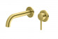 Washbasin faucet Kohlman Axel Gold, wall mounted - złota błyszcząca