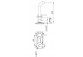 Washbasin faucet Kohlman Axel Gold, wall mounted - złota błyszcząca