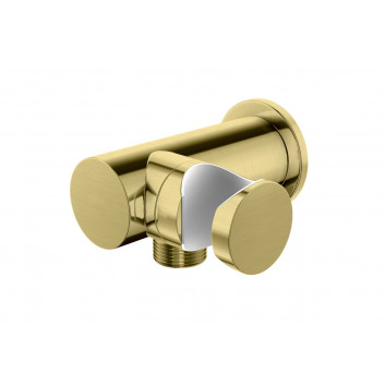 Przyłącze wody Kohlman, with handle shower, gold shine
