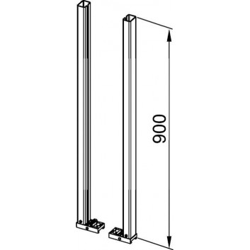 Wall anchoring TECEprofil for concealed systems- sanitbuy.pl
