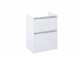 Cabinet bathroom Roca Ella 78,5 x 44,6 cm, with 2 drawers - white shine