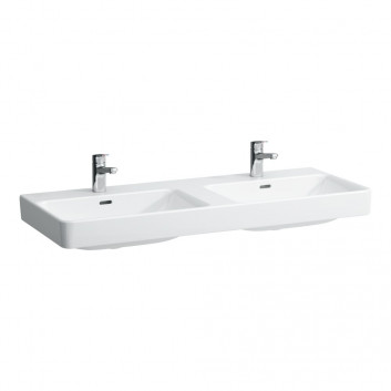Washbasin wall mounted Laufen Pro S 55 x 38 cm, white, battery hole pośrodku, polished bottom