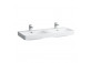 Washbasin wall mounted Laufen Pro S 55 x 38 cm, white, battery hole pośrodku, polished bottom