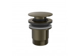 Siphon wannowy Tres Compl Grifferia z overflow and cap klik-klak - steel