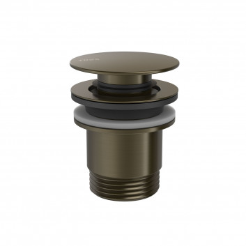 Siphon wannowy Tres Compl Grifferia z overflow and cap klik-klak - steel