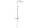 Shower system Grohe Tempesta System 250 Cube with thermostat for wall mounting, with head shower kwadratową 25 cm - chrome