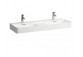 Washbasin wall mounted Laufen Pro S 55 x 38 cm, white, battery hole pośrodku, polished bottom