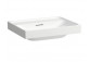 Washbasin wall mounted Laufen Pro S 55 x 38 cm, white, battery hole pośrodku, polished bottom